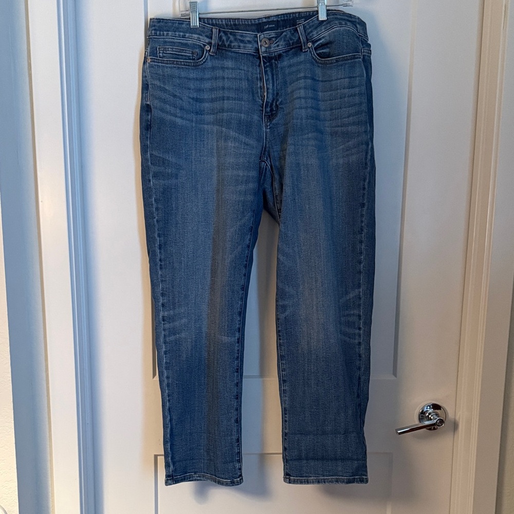 J. Jill Relaxed Fit Blue Boyfriend Jeans